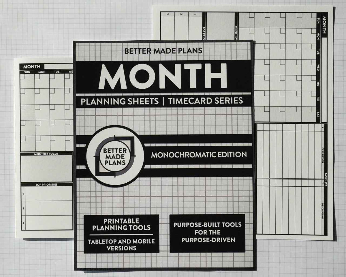 Month - Printable Planning Sheet