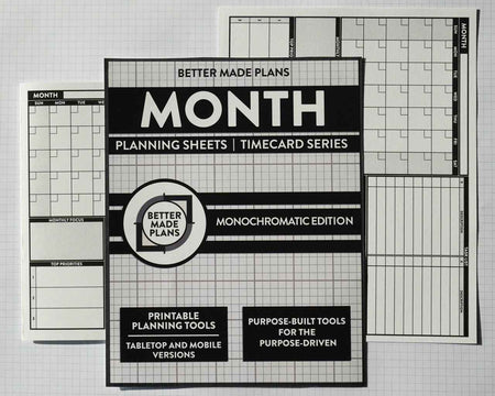 Month - Printable Planning Sheet