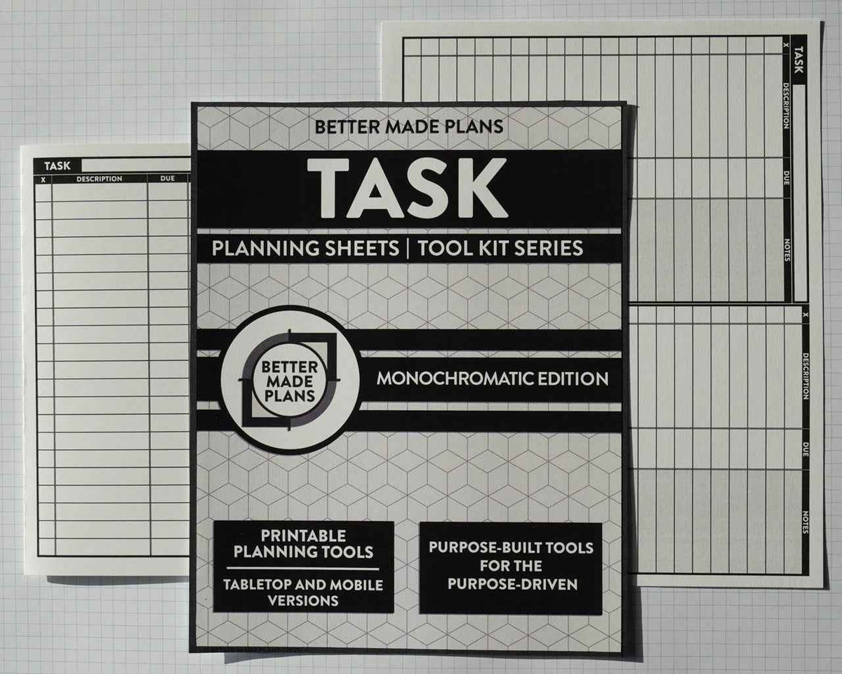 Task - Printable Planning Sheet