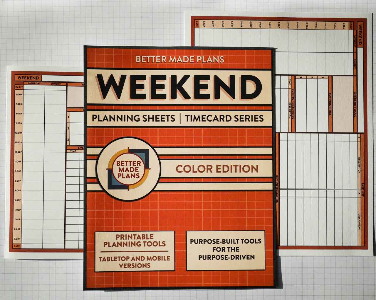 Weekend - Printable Planning Sheet