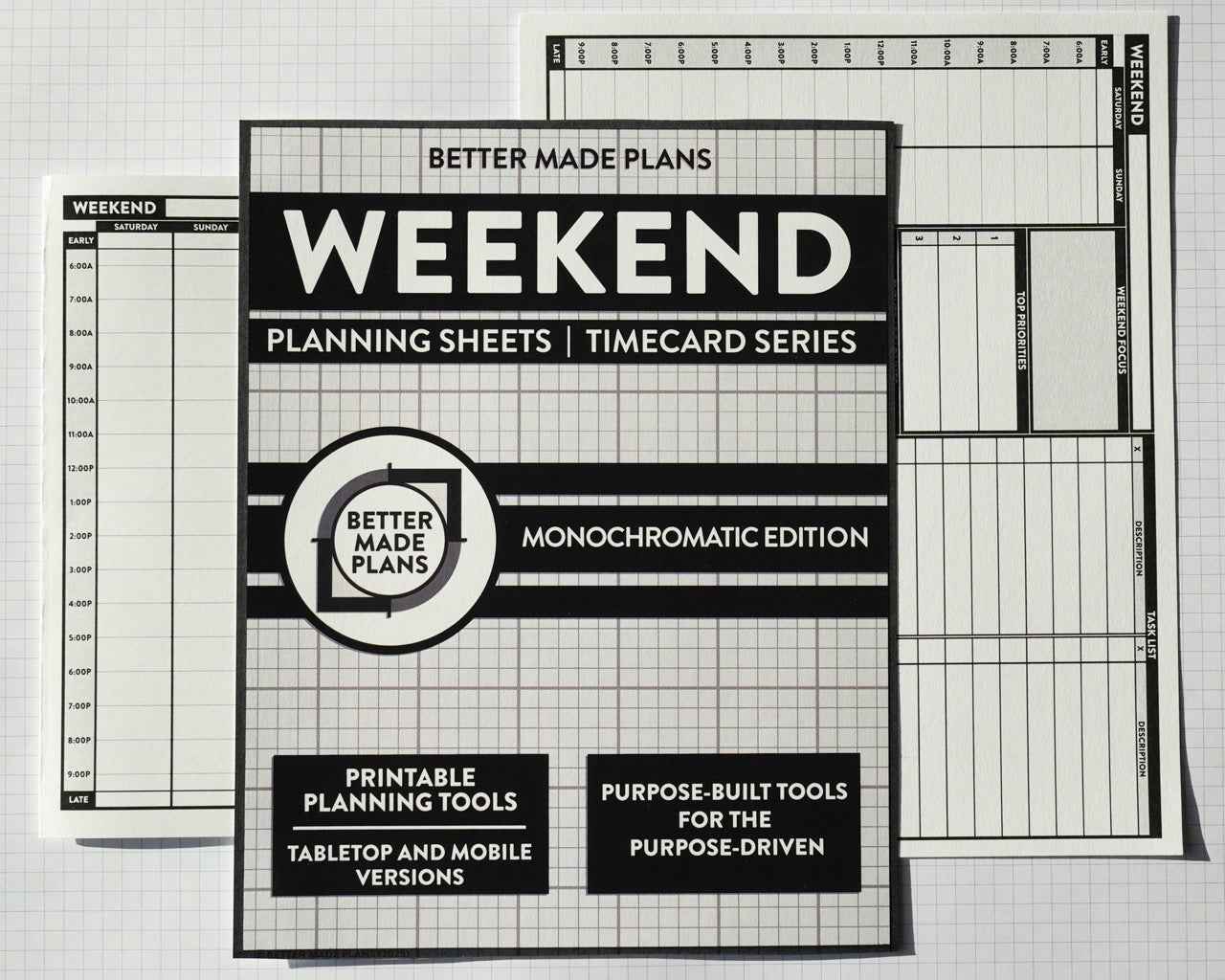 Weekend - Printable Planning Sheet