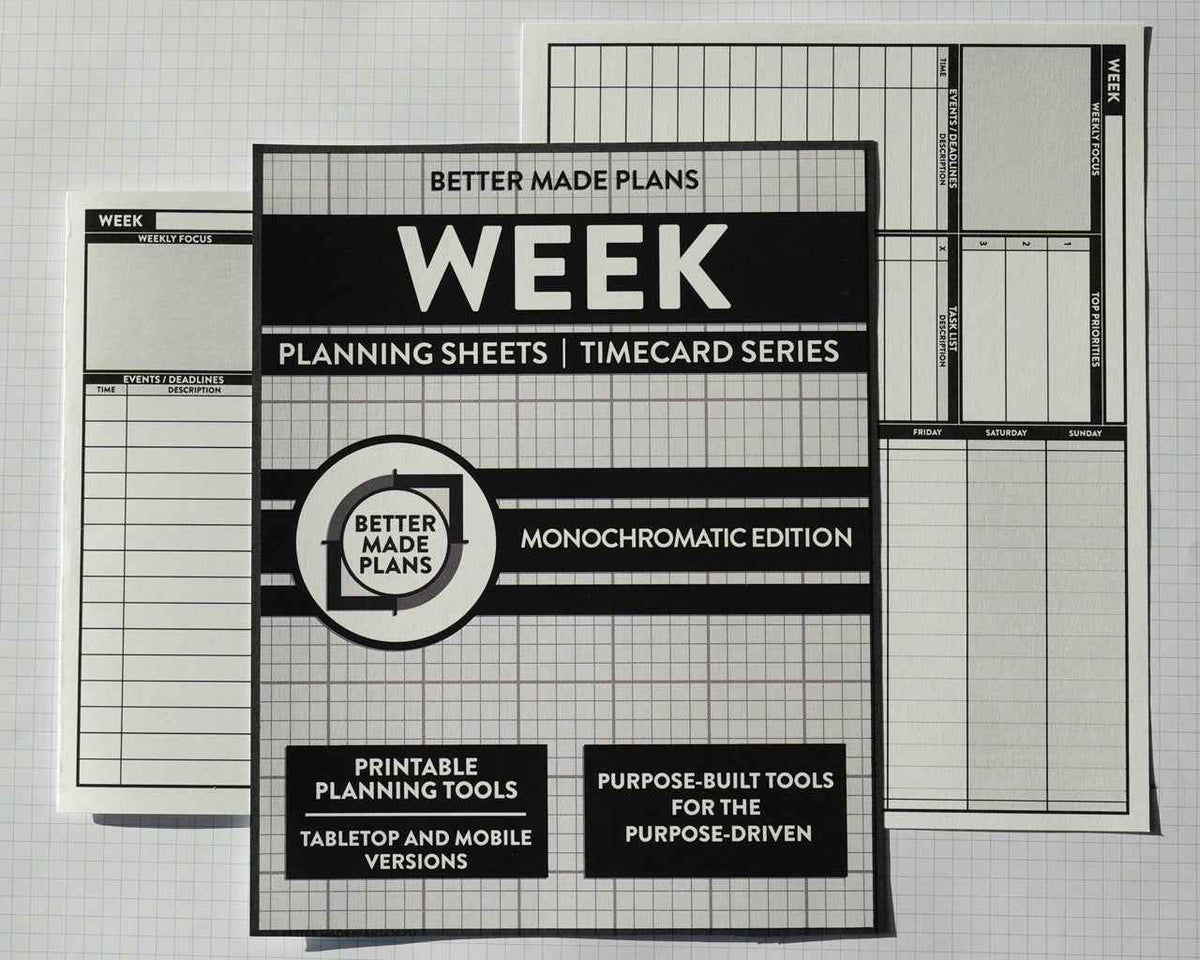 Week - Printable Planning Sheet
